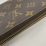 【6ge5494】ルイヴィトン 長財布 モノグラム ジッピーウォレット M42616 ブラウン【中古】メンズ レディース ユニセックス