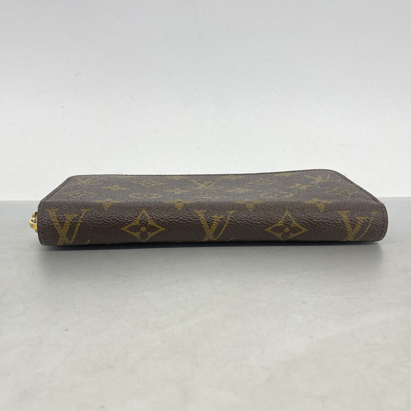 【6ge5494】ルイヴィトン 長財布 モノグラム ジッピーウォレット M42616 ブラウン【中古】メンズ レディース ユニセックス