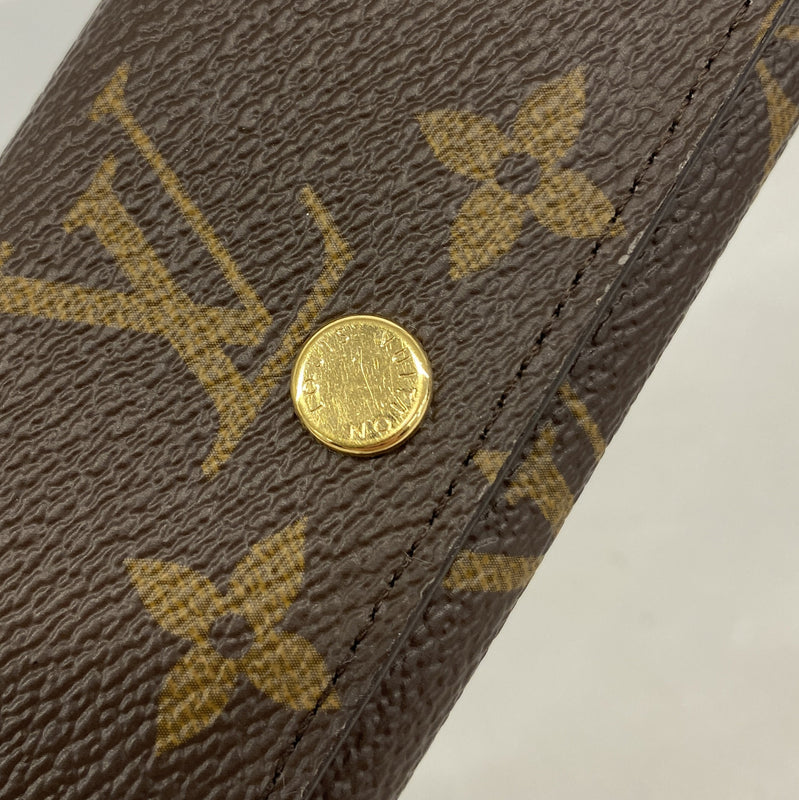 【6ge5496】ルイヴィトン キーケース モノグラム ミュルティクレ4 M69517 ブラウン【中古】メンズ レディース ユニセックス