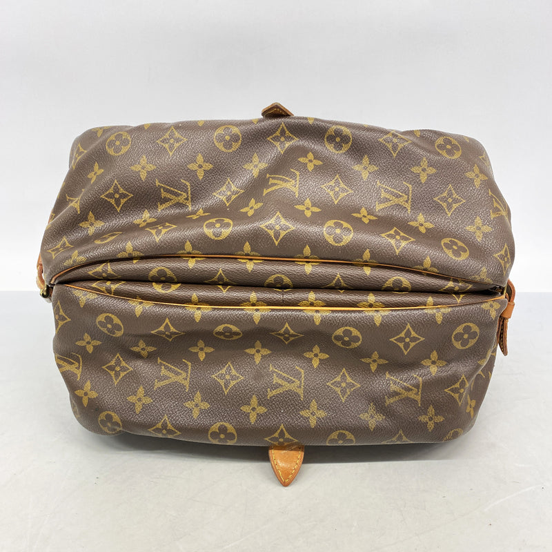 【6ge5518】ルイヴィトン ショルダーバッグ モノグラム ソミュール35 M42254 ブラウン【中古】レディース