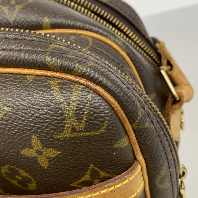 【6ge5525】ルイヴィトン ショルダーバッグ モノグラム リポーターPM M45254 ブラウン【中古】レディース