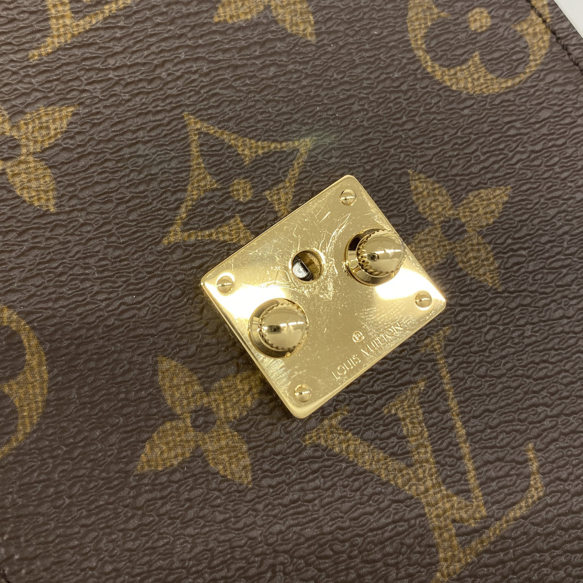 【6ge5528】ルイヴィトン ショルダーバッグ モノグラム フォンポーチメティス M13572 ブラウン【中古】レディース