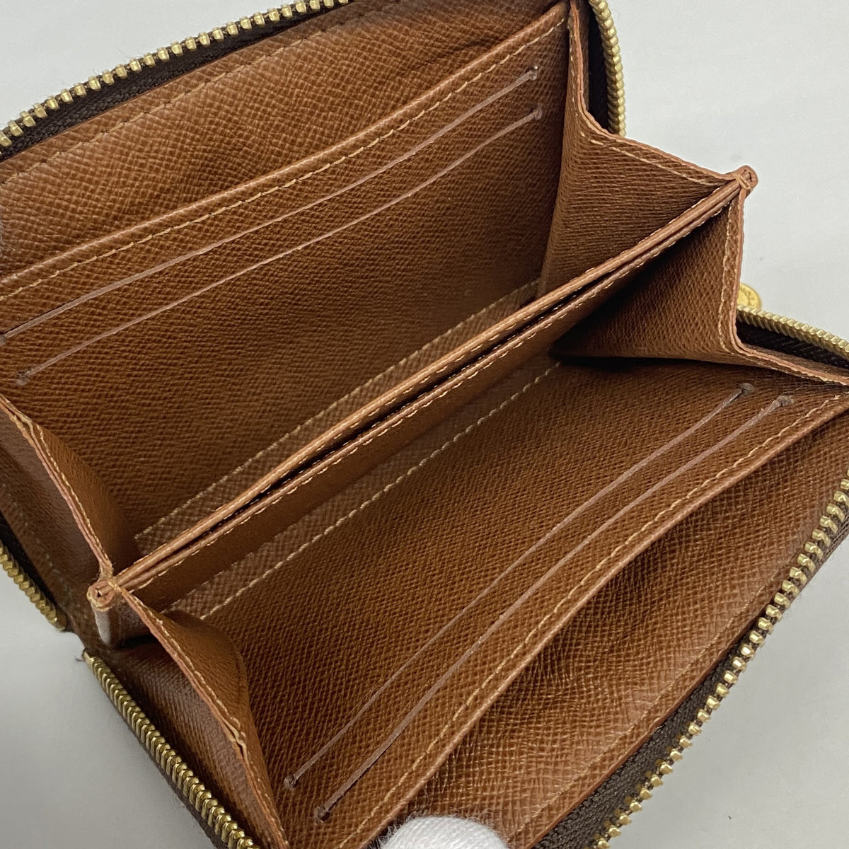 【6ge5530】ルイヴィトン コインケース モノグラム ジッピーコインパース M60067 ブラウン【中古】メンズ レディース ユニセックス