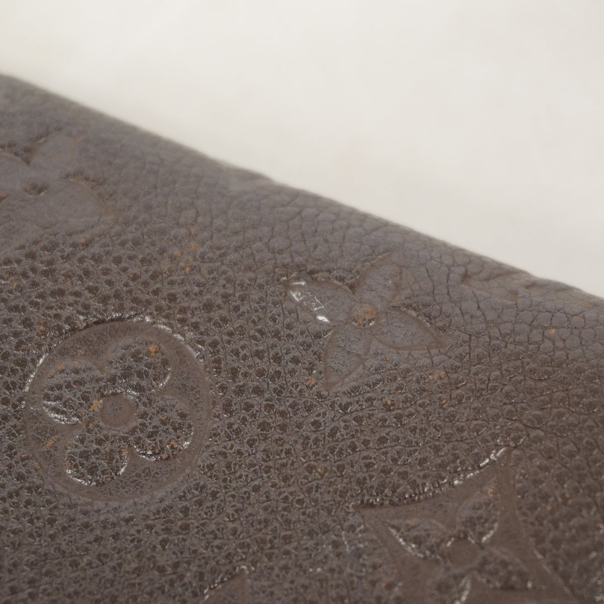 【6ge5536】ルイヴィトン 長財布 モノグラム・アンプラント ポルトフォイユスクレットロン M60387 テール【中古】レディース
