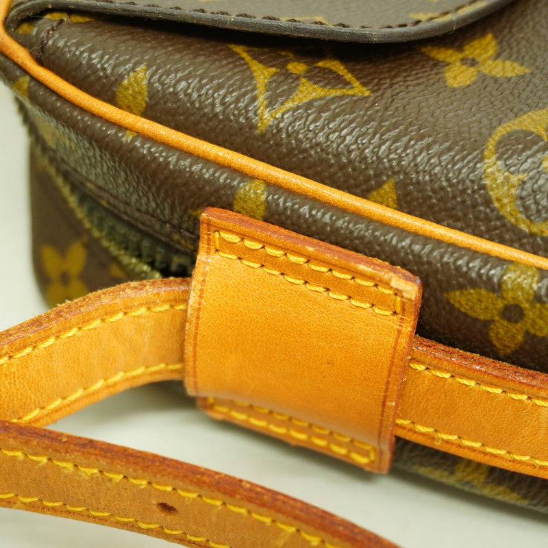 【6ge5542】ルイヴィトン ショルダーバッグ モノグラム ジュヌフィーユGM M51225 ブラウン【中古】レディース