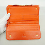 【6ge5554】ルイヴィトン 長財布 モノグラム ポルトフォイユアンソリット M61989 ブラウン オランジュ【中古】レディース