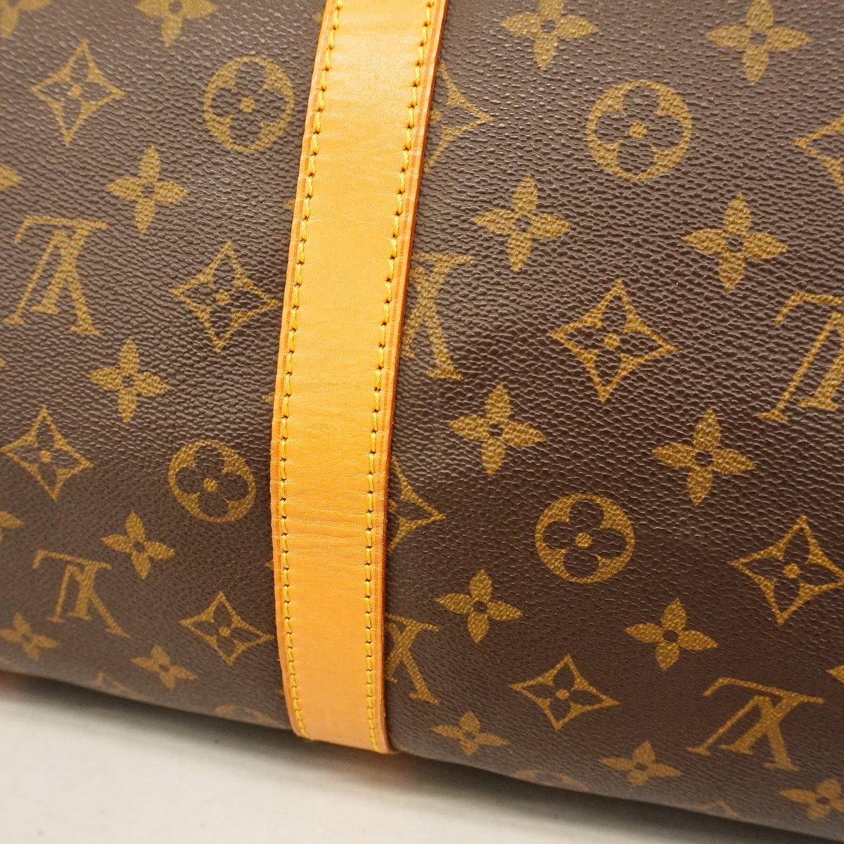 【6ge5562】ルイヴィトン ボストンバッグ モノグラム キーポル55 M41424 ブラウン【中古】メンズ レディース ユニセックス