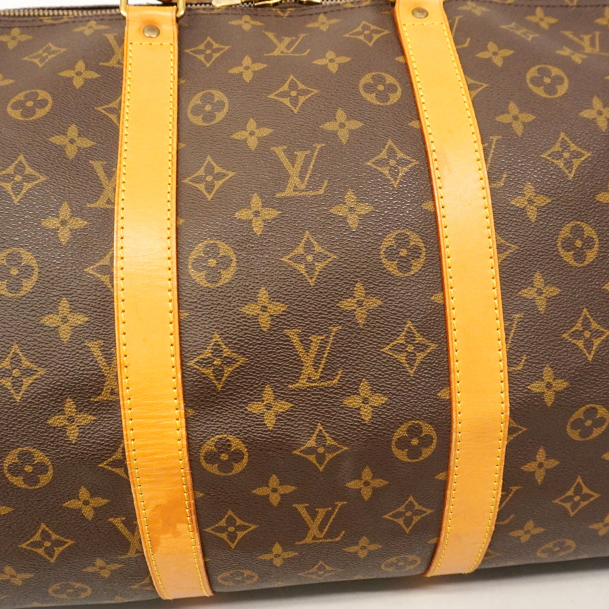 【6ge5562】ルイヴィトン ボストンバッグ モノグラム キーポル55 M41424 ブラウン【中古】メンズ レディース ユニセックス