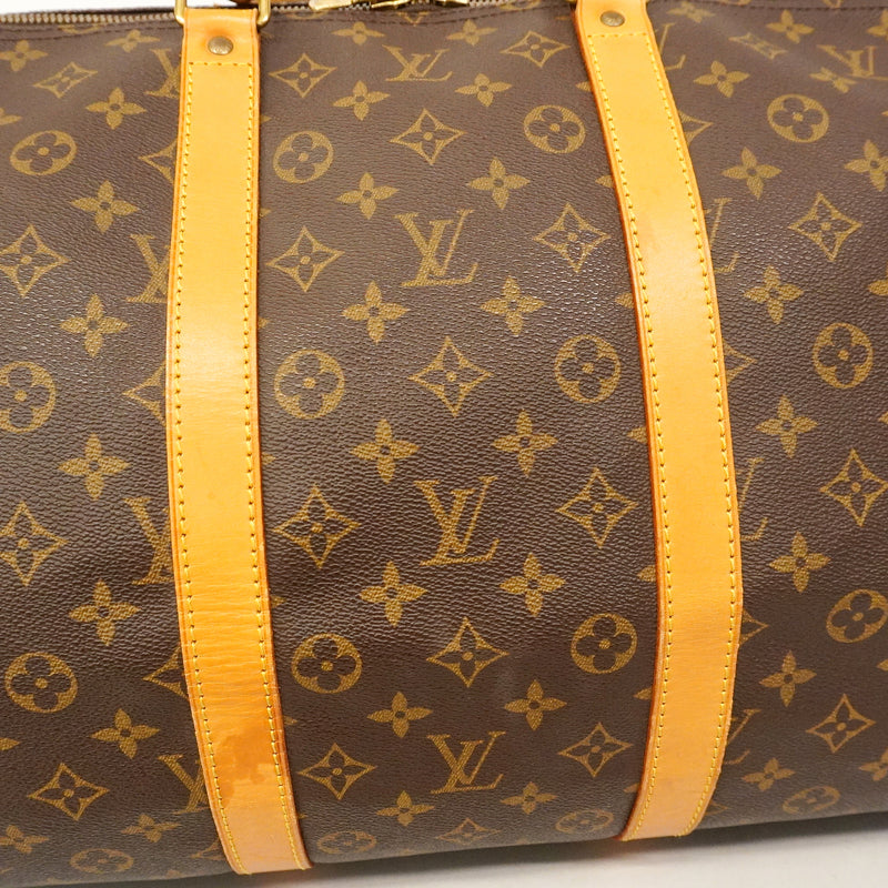 【6ge5562】ルイヴィトン ボストンバッグ モノグラム キーポル55 M41424 ブラウン【中古】メンズ レディース ユニセックス