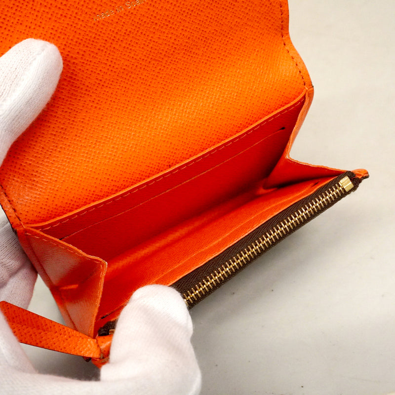 【6ge5568】ルイヴィトン コインケース モノグラム ポルトモネロザリ M64068 サンライズ【中古】レディース