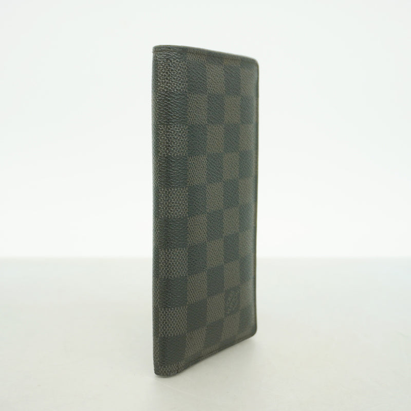 【6ge5595】ルイヴィトン 長財布 ダミエ・グラフィット ポルトフォイユアレクサンドル N61063 ブラック【中古】メンズ