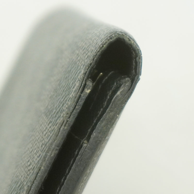 【6ge5595】ルイヴィトン 長財布 ダミエ・グラフィット ポルトフォイユアレクサンドル N61063 ブラック【中古】メンズ