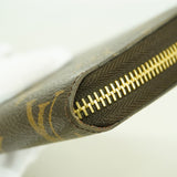 【6ge5603】ルイヴィトン 長財布 モノグラム ジッピーウォレット M42616 ブラウン【中古】メンズ レディース ユニセックス
