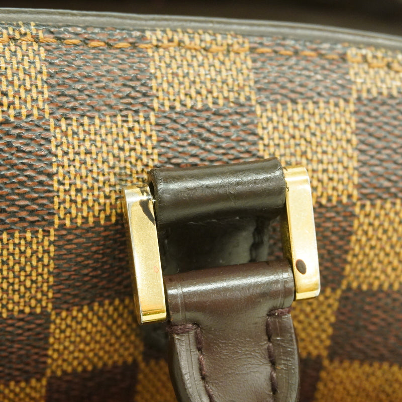 【6ge5609】ルイヴィトン ハンドバッグ ダミエ サリアオリゾンタル N51282 エベヌ【中古】レディース