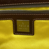 【6ge5616】フェンディ ハンドバッグ マンマバケット デニム ネイビー シルバー金具【中古】レディース
