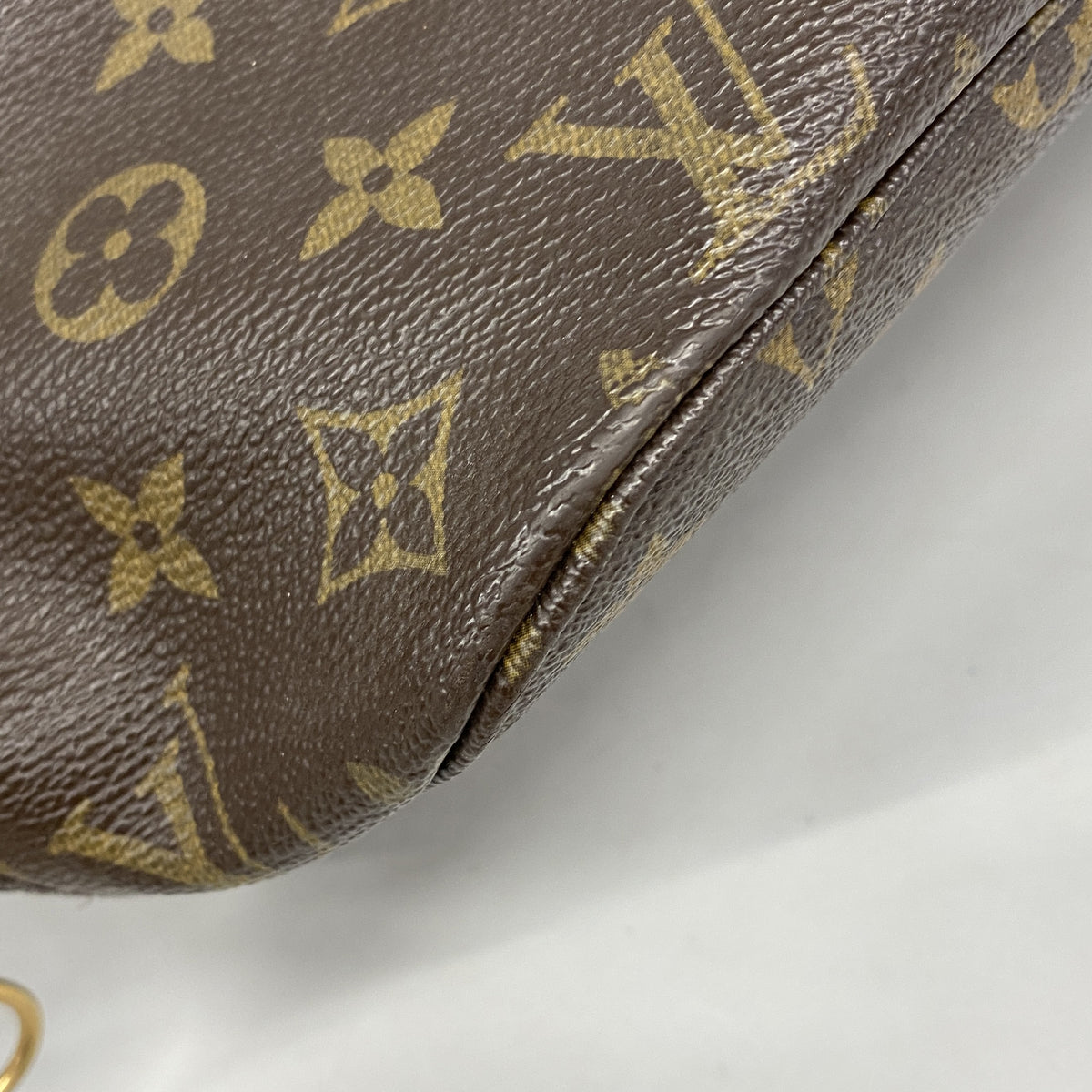【6ge5621】ルイヴィトン トートバッグ モノグラム ネヴァーフルMM M40156 ブラウン【中古】レディース