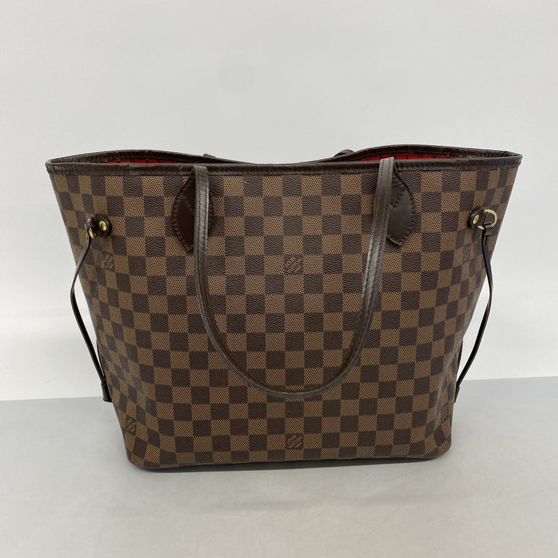 【6ge5622】ルイヴィトン トートバッグ ダミエ ネヴァーフルMM N51105 エベヌ【中古】レディース