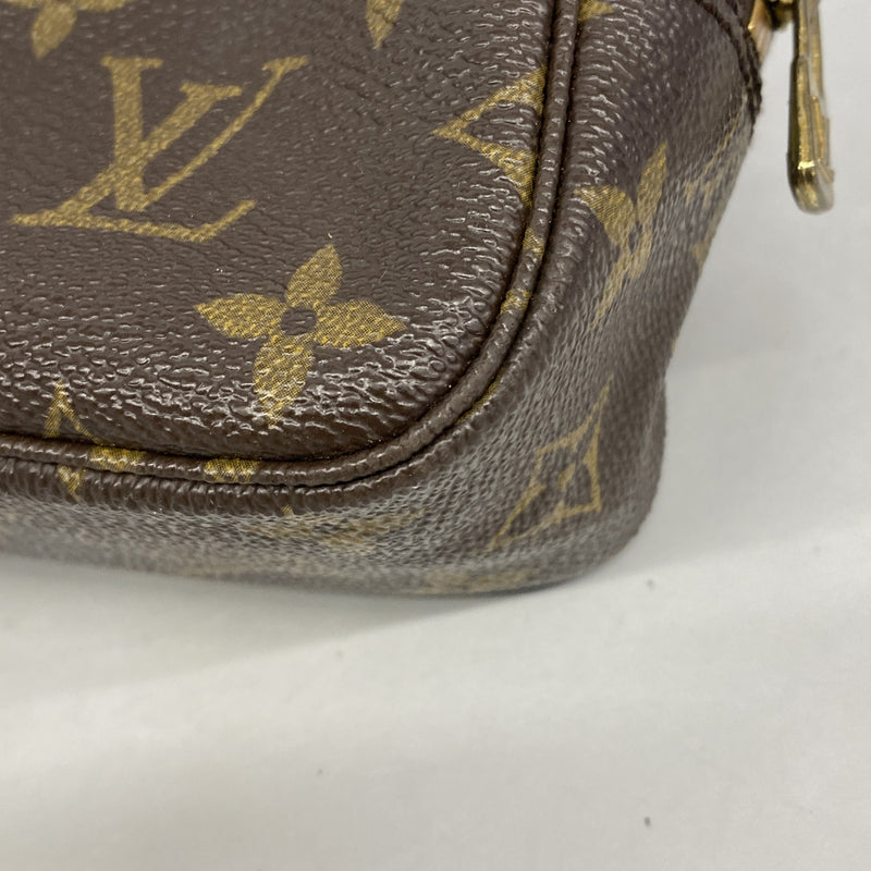 【6ge5624】ルイヴィトン ポーチ モノグラム トゥルーストワレット23 M47524 ブラウン【中古】レディース
