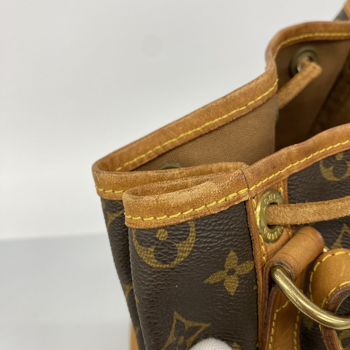 【6ge5628】ルイヴィトン ショルダーバッグ モノグラム ノエ M42224 ブラウン【中古】レディース