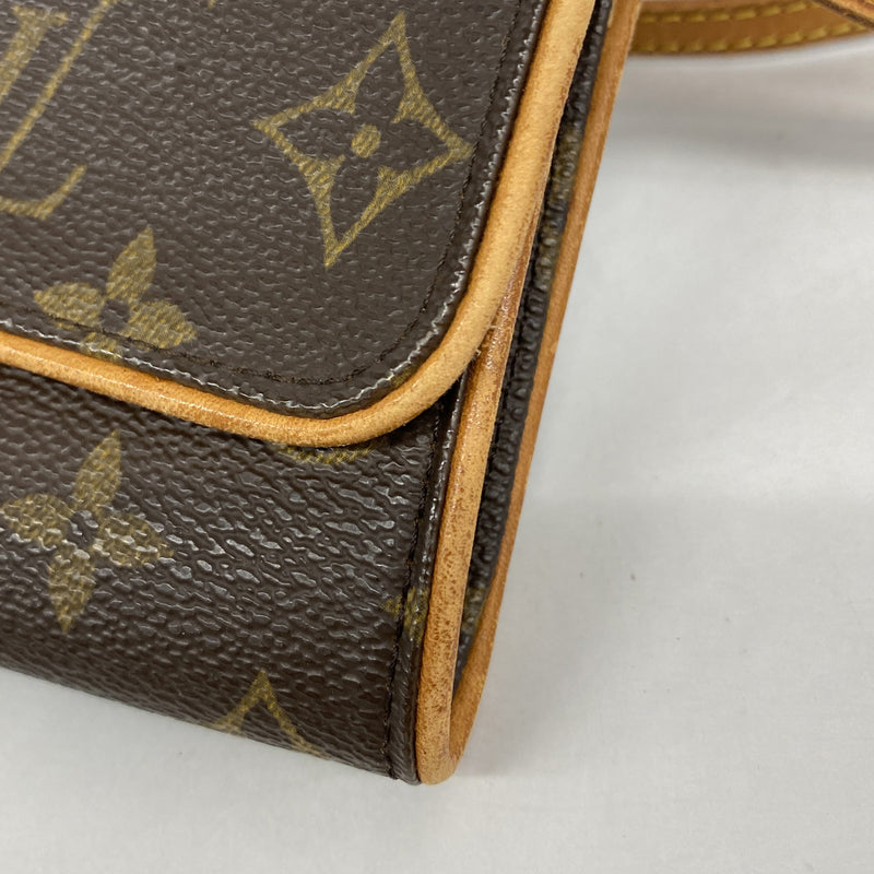 【6ge5629】ルイヴィトン ショルダーバッグ モノグラム ポシェットツインPM M51854 ブラウン【中古】レディース