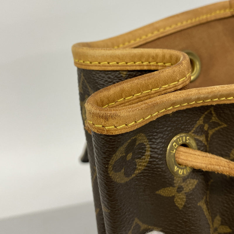【6ge5630】ルイヴィトン リュック・デイパック モノグラム モンスリGM M51135 ブラウン【中古】メンズ レディース ユニセックス