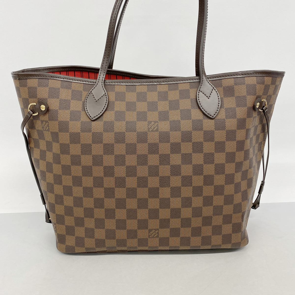 【6ge5631】ルイヴィトン トートバッグ ダミエ ネヴァーフルMM N40599 エベヌ【中古】レディース