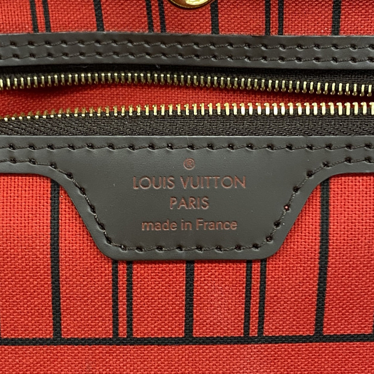 【6ge5631】ルイヴィトン トートバッグ ダミエ ネヴァーフルMM N40599 エベヌ【中古】レディース