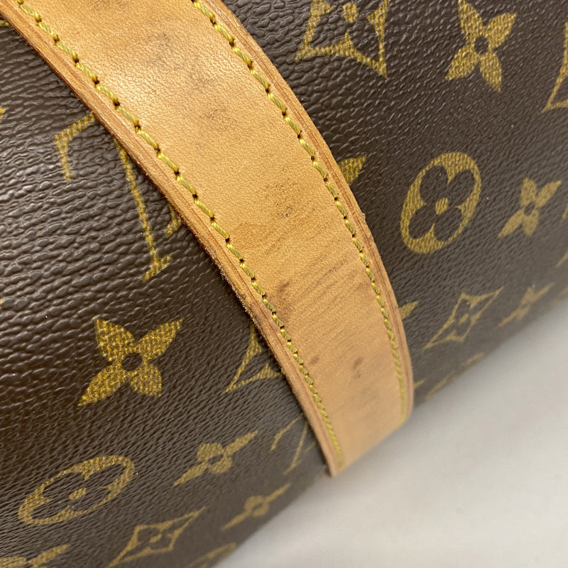 【6ge5646】ルイヴィトン ボストンバッグ モノグラム キーポル55 M41424 ブラウン【中古】メンズ レディース ユニセックス