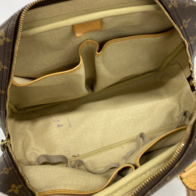 【6ge5647】ルイヴィトン ハンドバッグ モノグラム ドーヴィル M47270 ブラウン【中古】レディース