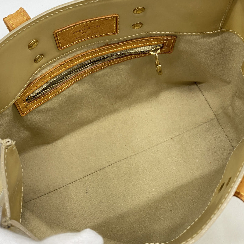 【6ge5649】ルイヴィトン ハンドバッグ ヴェルニ リードPM M91144 ベージュ【中古】レディース