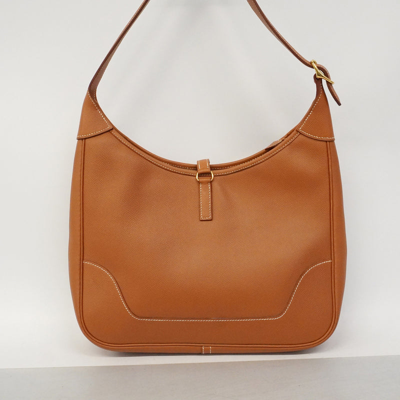 【6ge5654】エルメス ショルダーバッグ トリム31 クシュベル ゴールド ゴールド金具 □B刻印【中古】レディース