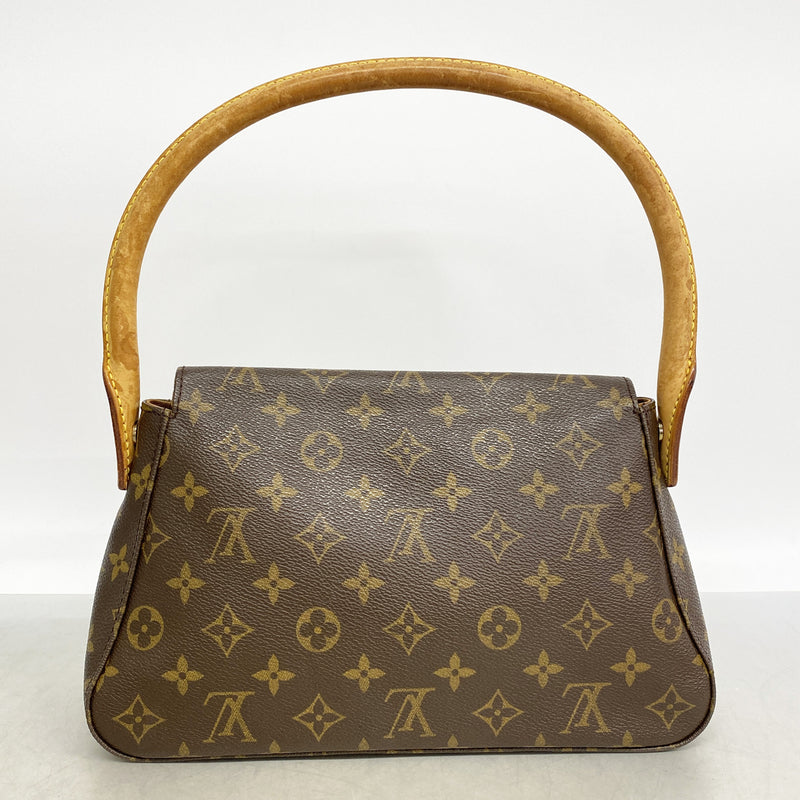 【6ge5668】ルイヴィトン ショルダーバッグ モノグラム ミニルーピング M51147 ブラウン【中古】レディース