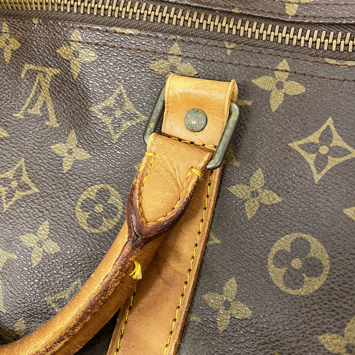 【6ge5676-h】ルイヴィトン ボストンバッグ モノグラム キーポル60 M41422 ブラウン【中古】メンズ レディース ユニセックス