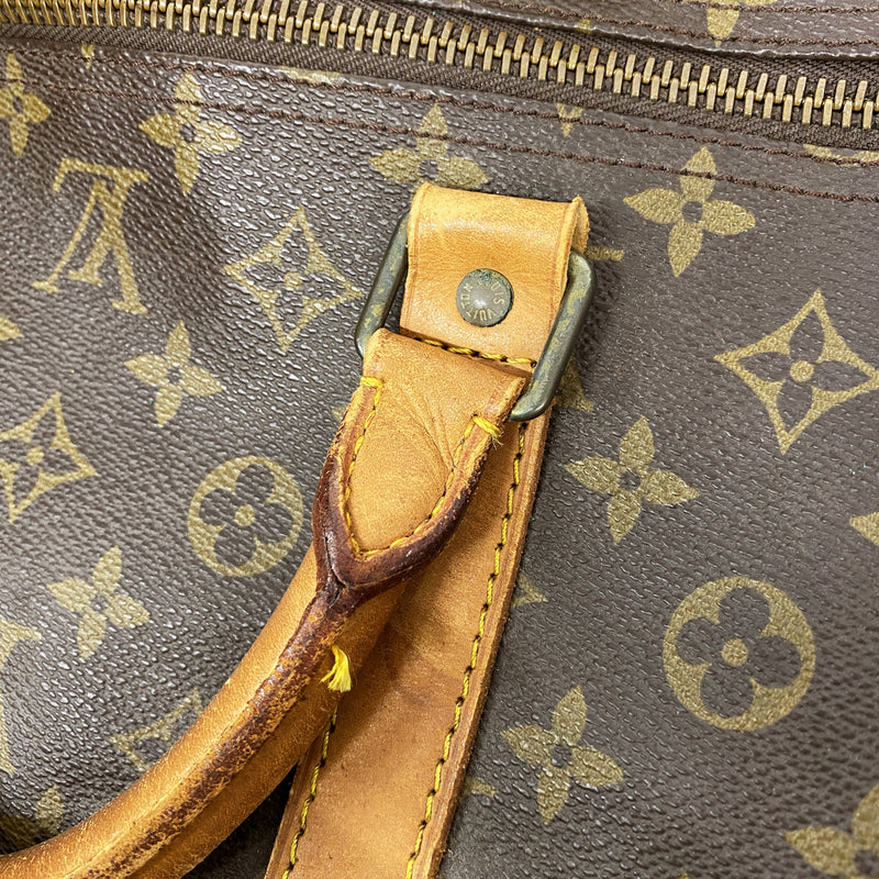 【6ge5676-h】ルイヴィトン ボストンバッグ モノグラム キーポル60 M41422 ブラウン【中古】メンズ レディース ユニセックス