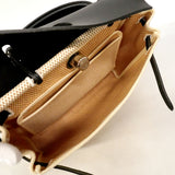 【6ge5677】エルメス ハンドバッグ エールバッグPM トワルGM ブラック シルバー金具 □G刻印 2wayバッグ【中古】レディース