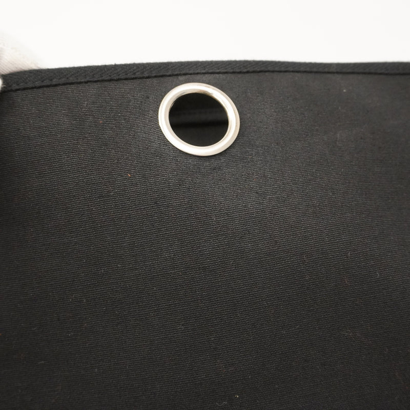【6ge5677】エルメス ハンドバッグ エールバッグPM トワルGM ブラック シルバー金具 □G刻印 2wayバッグ【中古】レディース