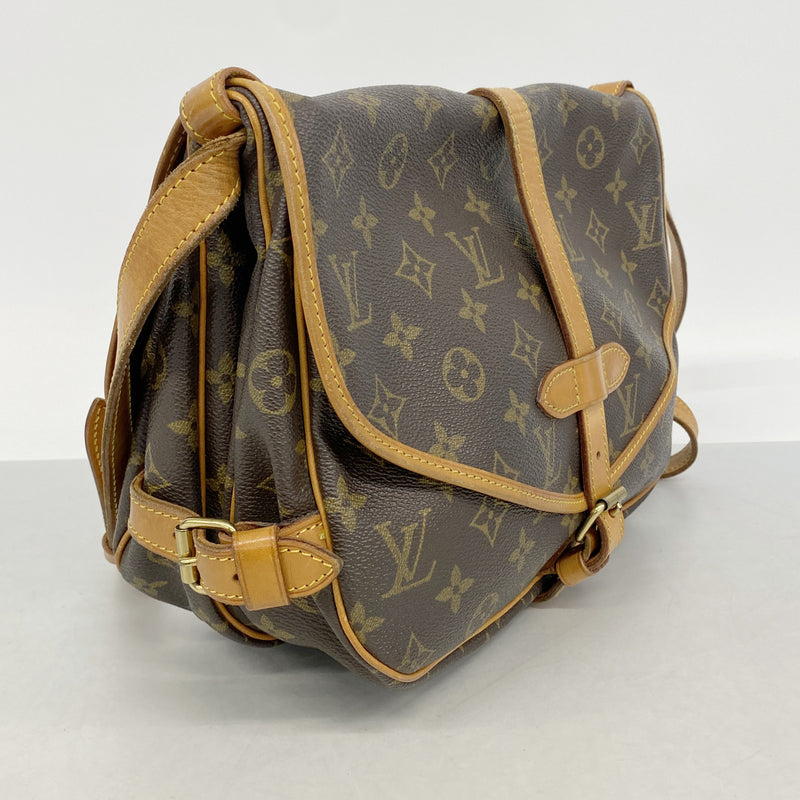 【6ge5696】ルイヴィトン ショルダーバッグ モノグラム ソミュール30 M42256 ブラウン【中古】レディース