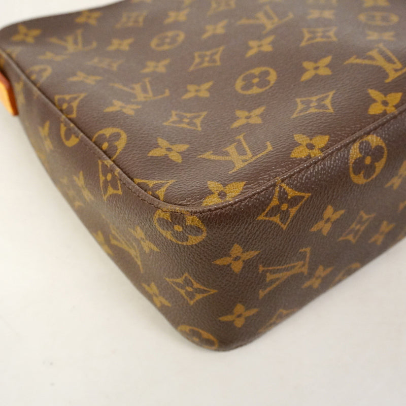 【6ge5702】ルイヴィトン ショルダーバッグ モノグラム ルーピングMM M51146 ブラウン【中古】レディース