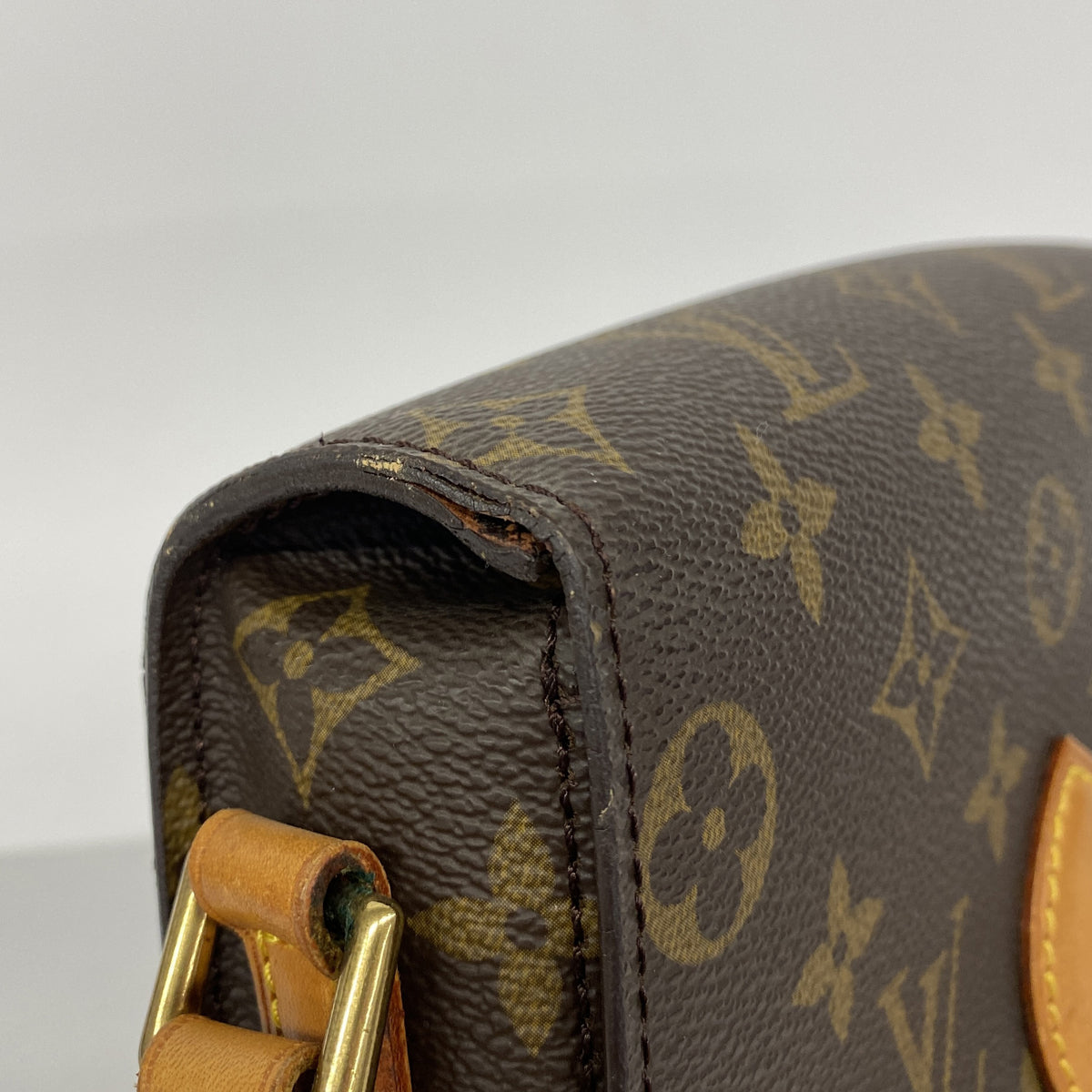 【6ge5715】ルイヴィトン ショルダーバッグ モノグラム サンクルーMM M51243 ブラウン【中古】レディース