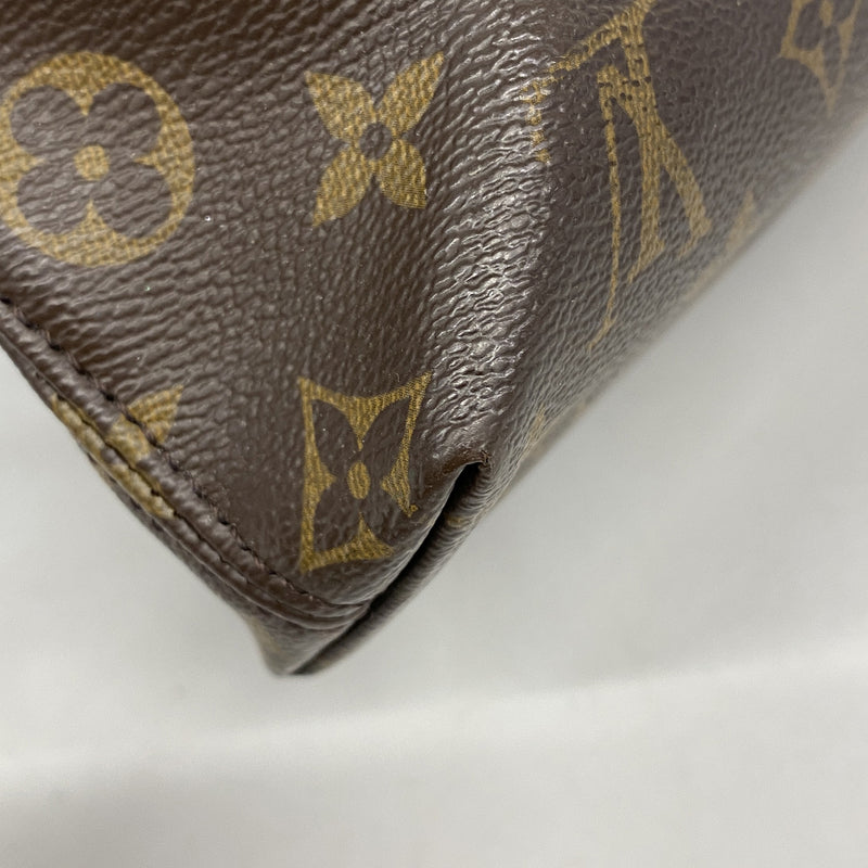 【6ge5719】ルイヴィトン ブリーフケース モノグラム・マカサー ポルトドキュマンジュールNM M54019 ブラウン ブラック【中古】メンズ