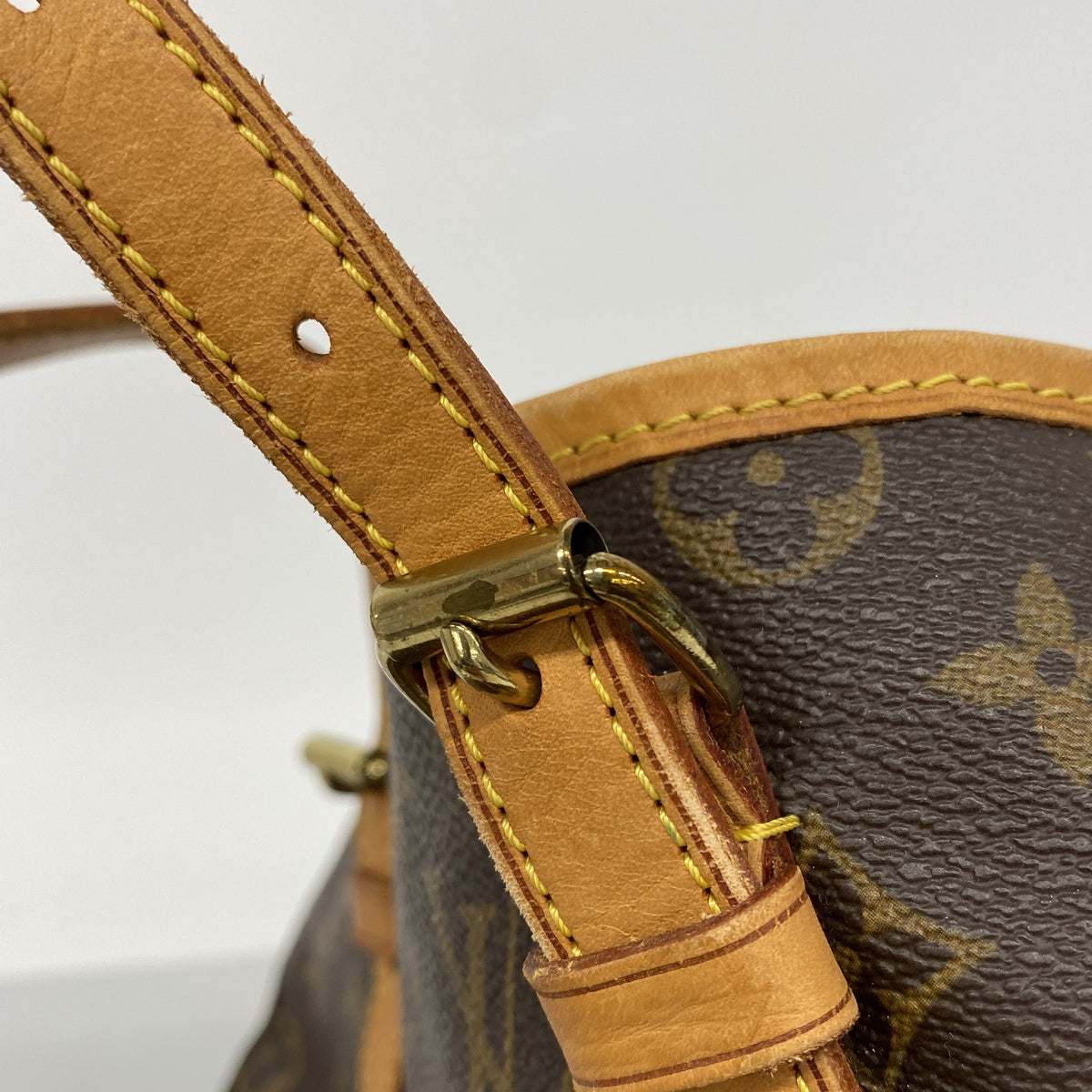 【6ge5720】ルイヴィトン トートバッグ モノグラム バケットGM M42236 ブラウン【中古】レディース