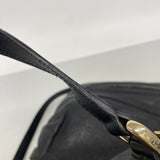 【6ge5722】グッチ ショルダーバッグ グッチシマ 204940 レザー ブラック シャンパンゴールド金具【中古】レディース
