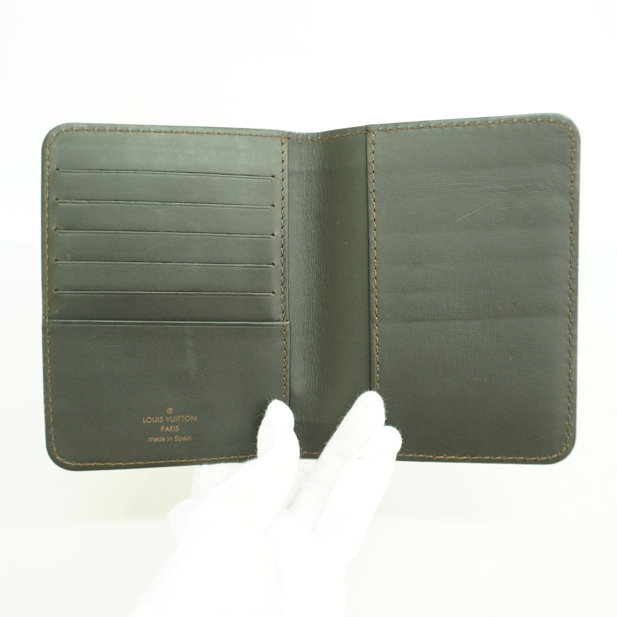 【6ge5737】ルイヴィトン パスポートケース ユタ カフェ【中古】メンズ