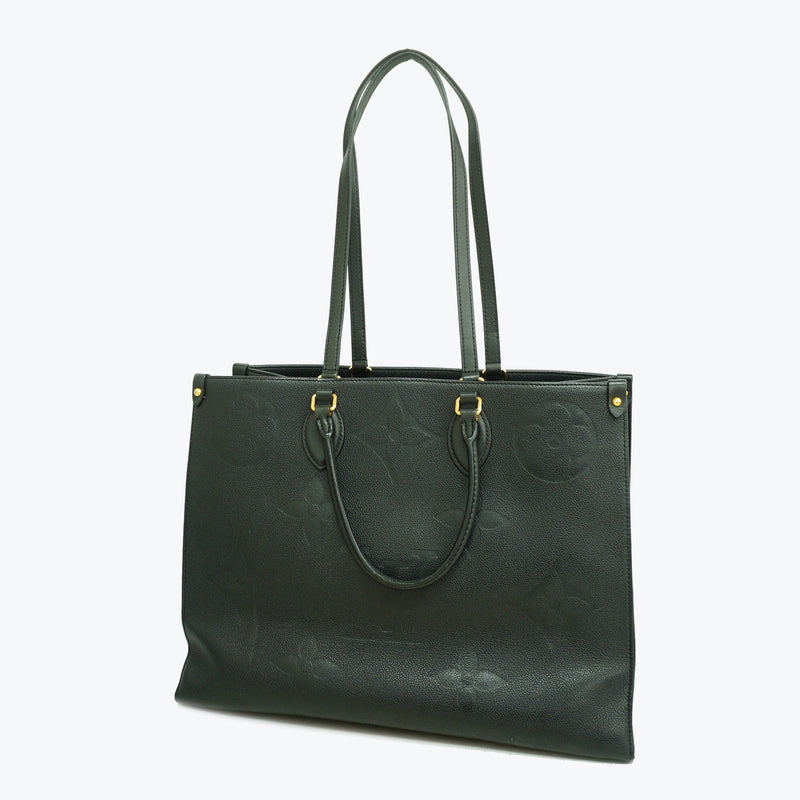 【6ge5755】ルイヴィトン トートバッグ モノグラム・アンプラント オンザゴーGM M44925 ノワール【中古】レディース