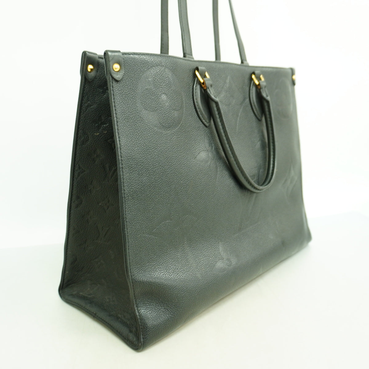【6ge5755】ルイヴィトン トートバッグ モノグラム・アンプラント オンザゴーGM M44925 ノワール【中古】レディース