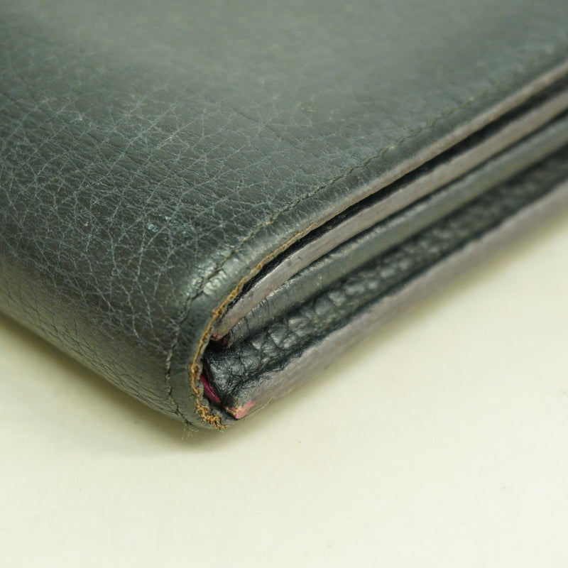 【6ge5758】ルイヴィトン 長財布 トリヨン ポルトフォイユカプシーヌ M61248 ノワール【中古】レディース