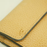 【6ge5764】グッチ 長財布 インターロッキングG 598166 レザー ライトブラウン シャンパンゴールド金具【中古】レディース