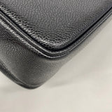 【6ge5786-k】シャネル チェーントート キャビアスキン ブラック ゴールド金具【中古】レディース