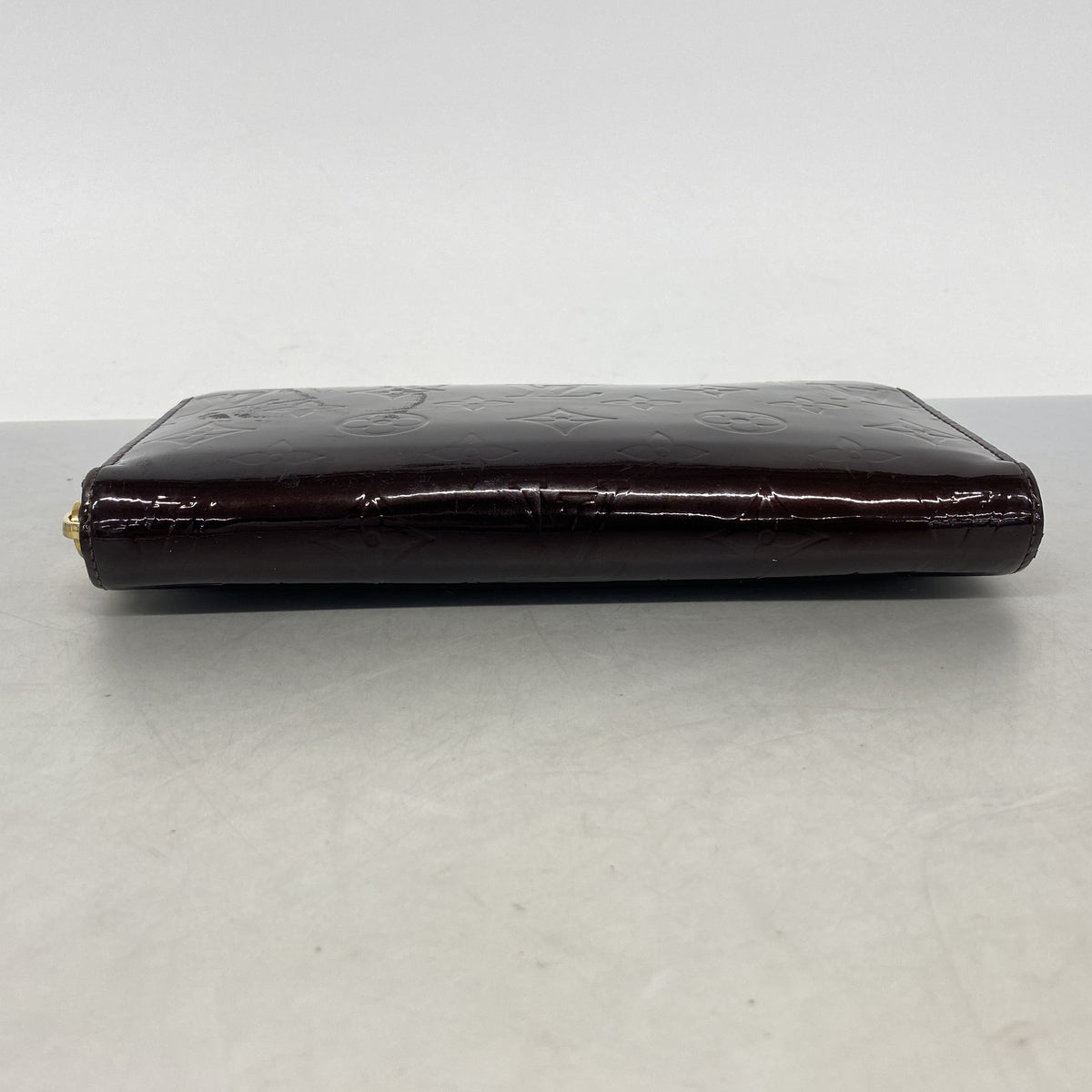 【6ge5789-k】ルイヴィトン 長財布 ヴェルニ ジッピーウォレット M93522 アマラント【中古】レディース