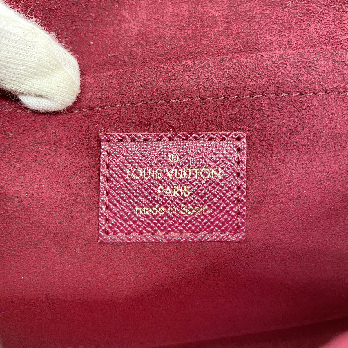 【6ge5798】ルイヴィトン ショルダーウォレット モノグラム ポシェットフェリシー M81896 ブラウン フューシャ【中古】レディース